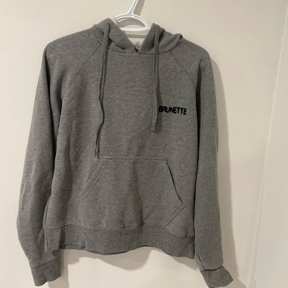 Brunette the label grey hoodie. Size small/ medium - Picture 1 of 2